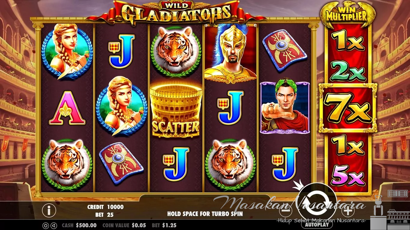 Wild Gladiator Slot: Sensasi Perjudian Romawi Kuno dengan Pengali dan Peluang Menang Besar