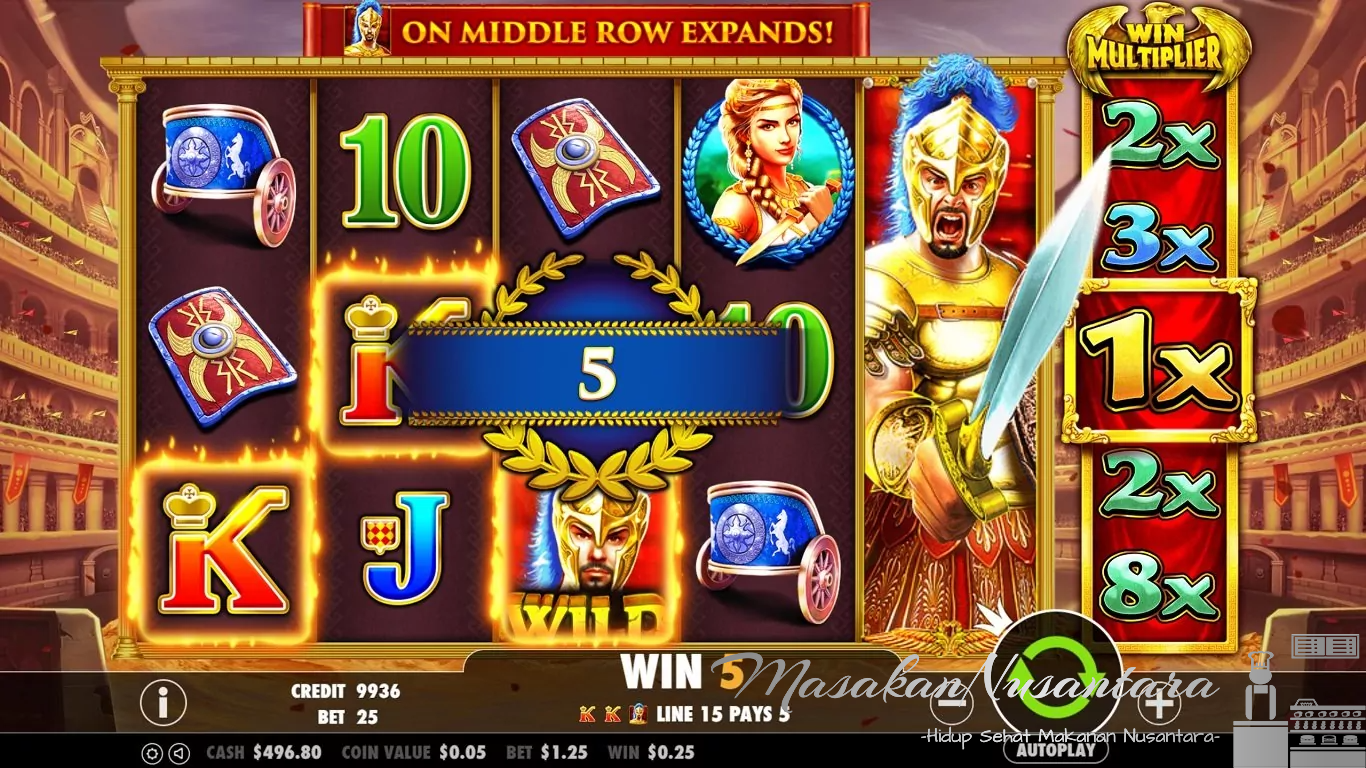 Wild Gladiator Slot: Sensasi Perjudian Romawi Kuno dengan Pengali dan Peluang Menang Besar
