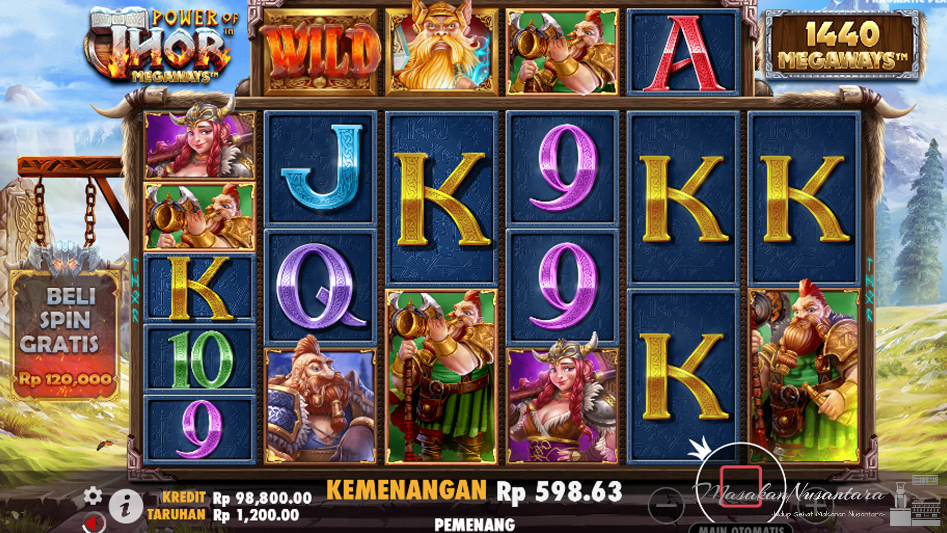 Main Power of Thor Megaways, Slot Gacor Paling Dewa Minggu Ini