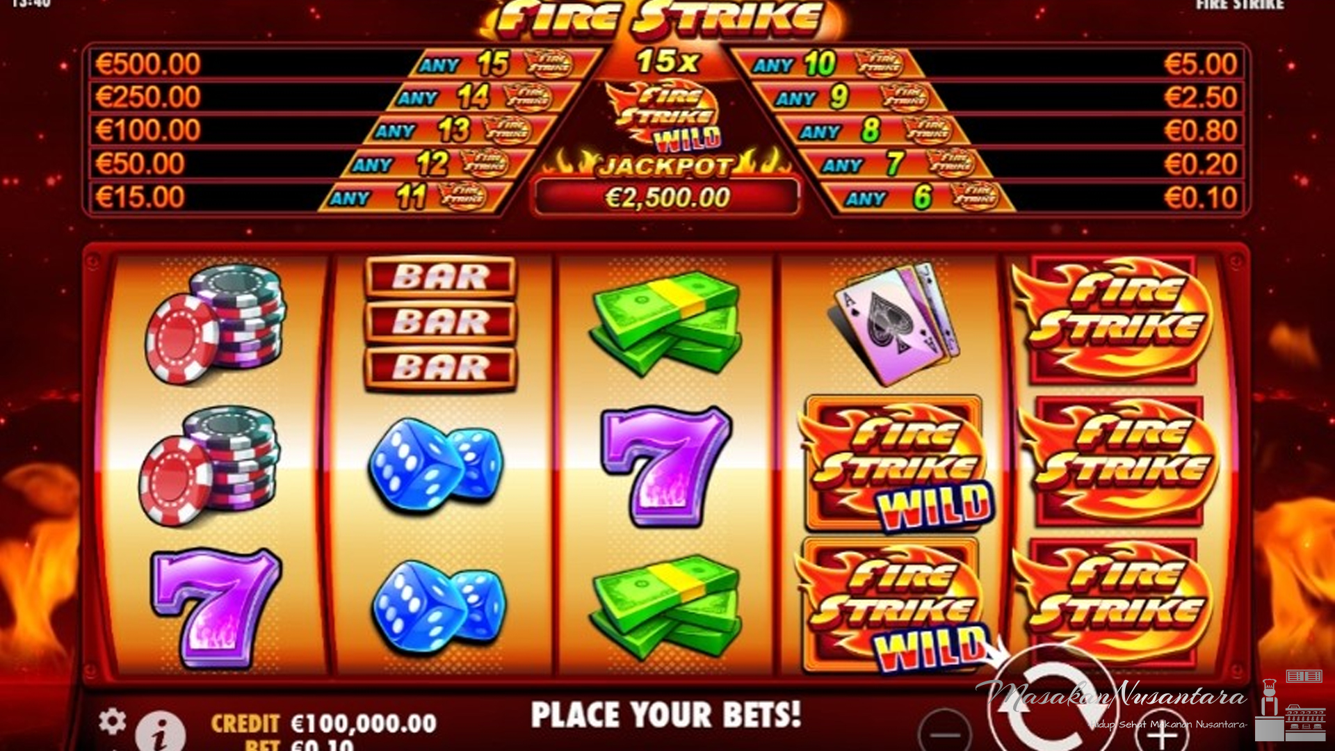 Rahasia 5 Putaran Fire Strike Optimal di Link Resmi Cnnslot