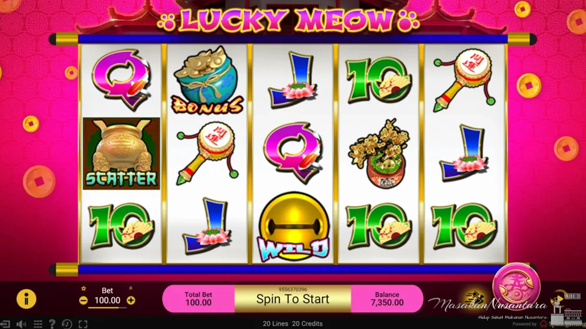 Pecahkan Pola Laten Simbol Lucky Meow di 3 Baris Ajaib