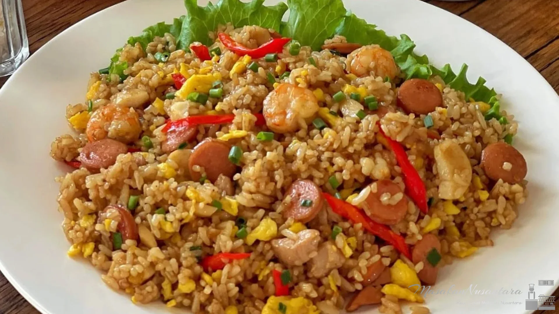 Nasi Goreng Sosis 1 Porsi Super Pedas Lezat Menggoda