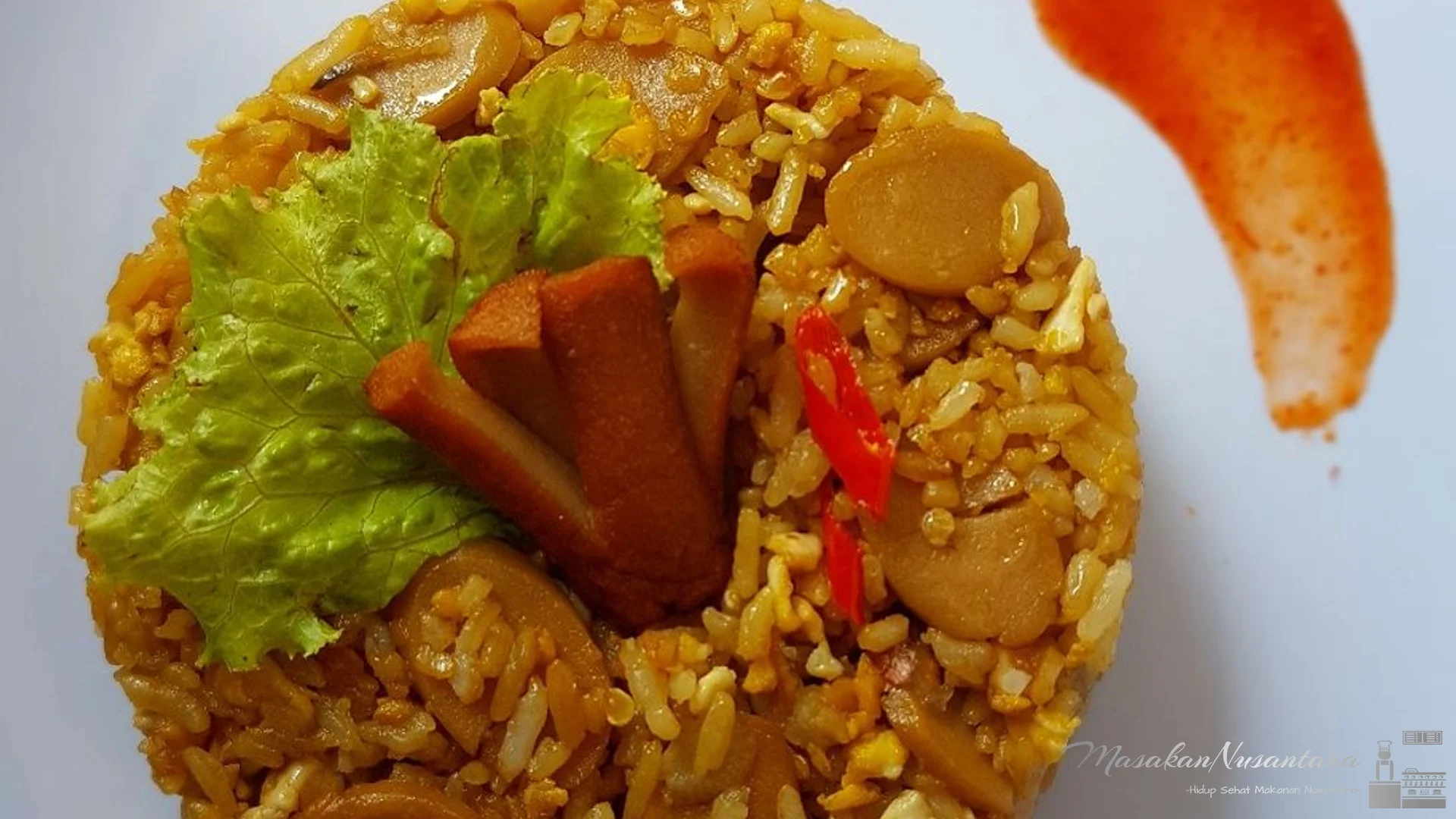 Nasi Goreng Sosis 1 Porsi Super Pedas Lezat Menggoda